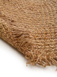 Tapis de jute Sol Beige - Fibres naturelles - 115 x 1 x 115 cm