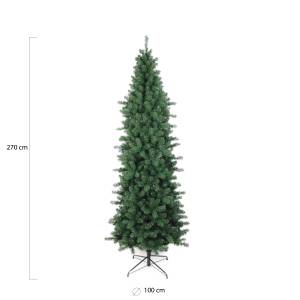 Weihnachtsbaum Samson Grün - Kunststoff - 100 x 270 x 100 cm