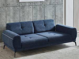 Sofa LETINI Blau - Textil - 96 x 80 x 230 cm
