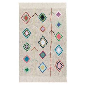 Tapis Kaarol Blanc - Fibres naturelles - 200 x 1 x 300 cm