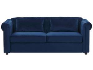 Canapé 3 places CHESTERFIELD Bleu - Bleu marine - 200 x 75 x 90 cm