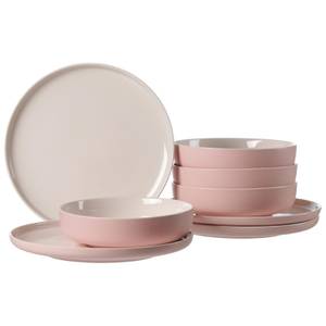 Tafelservice Jasper 16er Set Beige - Pink - Gelb - Keramik - Ton - 1 x 1 x 1 cm