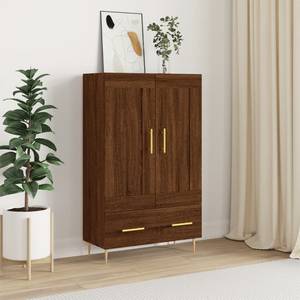 Highboard DE8027 Eiche Schwarzbraun Dekor