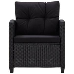 Sofa de jardin (lot de 6) 3002425 Noir