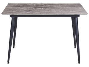 Table de salle à manger EFTALIA Noir - Gris - Bois manufacturé - 80 x 75 x 120 cm
