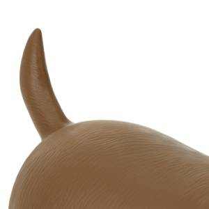 Animal sauteur de couleur marron Noir - Marron - Blanc - Matière plastique - 60 x 50 x 25 cm