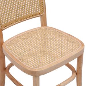 Esszimmerstühle (2er Set) CARACAS Braun - Rattan - 44 x 90 x 50 cm