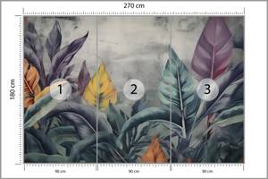 Papier Peint Feuilles Plantes Nature 270 x 180 x 180 cm