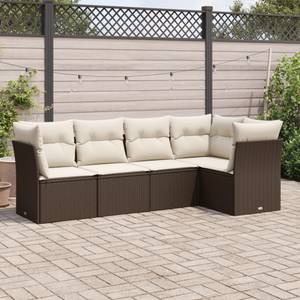 Gartensitzgruppe K5564(5-tlg) Braun - Massivholz - 69 x 124 x 234 cm