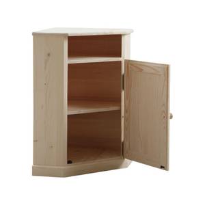 Petit meuble d'angle en bois brut Bois manufacturé - 50 x 83 x 50 cm