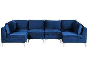 U-förmiges Sofa EVJA Blau - Marineblau