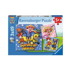 Puzzle Paw Patrol 3x49 Teile Papier - 20 x 4 x 28 cm