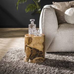 Beistelltisch Natural Line Braun - Massivholz - 30 x 40 x 30 cm