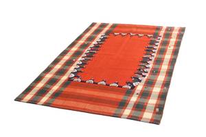 Tapis Jajim CXXI Orange - Textile - 141 x 1 x 212 cm