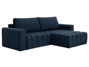 Schlafsofa ESILIA Blau - Textil - 175 x 92 x 250 cm