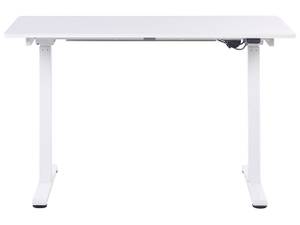 Table à hauteur ajustable GRIFTON Blanc - Métal - 120 x 72 x 60 cm