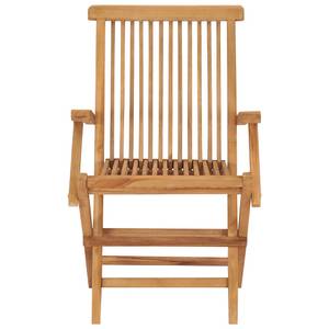 Gartenstühle 2er Set DE509 Braun - Holzwerkstoff - 62 x 90 x 56 cm