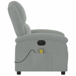 Fauteuil de massage électrique 3032268-3 Gris lumineux