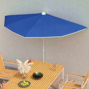 Parasol de jardin 3006582 Bleu - Métal - Textile - 90 x 195 x 180 cm