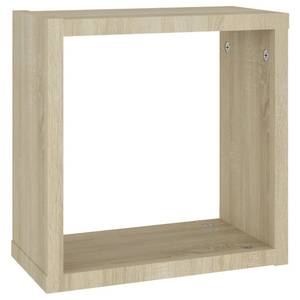 Étagère cube (lot de 2) 3016486-4 Imitation chêne de Sonoma - 30 x 30 x 15 cm - Nombre de pièces dans le lot : 2