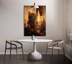 Leinwandbild Kitten Adventure 100 x 150 cm