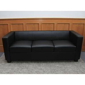 3er Sofa Lille Schwarz