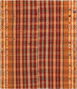 Teppich Jajim CCXLIII Rot - Textil - 165 x 1 x 190 cm