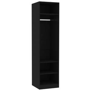 Kleiderschrank 298537-1 Schwarz - Breite: 50 cm