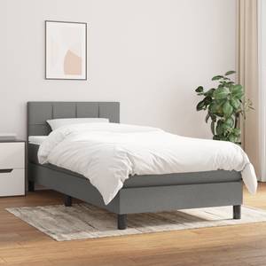 Boxspringbett 3017287-9 Dunkelgrau - 90 x 193 cm