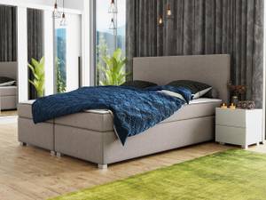 Boxspringbett Simple Beige - Breite: 185 cm