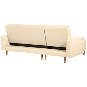 Just Cool Funktionssofa mit Hocker Beige