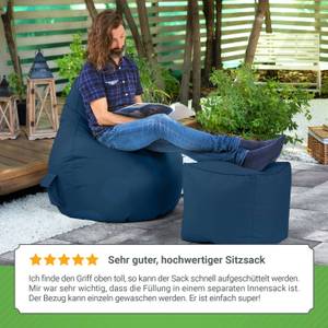 Gaming Sitzsack + Hocker "Cozy+Cube" Hellblau