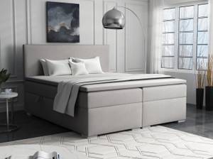 Boxspringbett Doppelbett Ennis Hellgrau - Breite: 160 cm