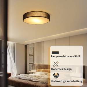 LED Deckenleuchte Booker Schwarz