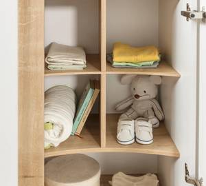 Kleiderschrank Natura Baby Breite: 136 cm