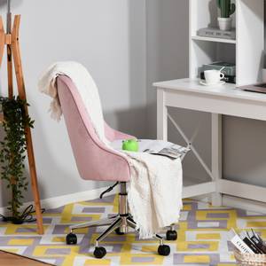 Bürostuhl mit Wippfunktion 921-355 Pink - Textil - 61 x 96 x 57 cm
