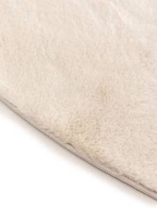 Tapis à poils longs Furry 3 Beige - 120 x 120 cm