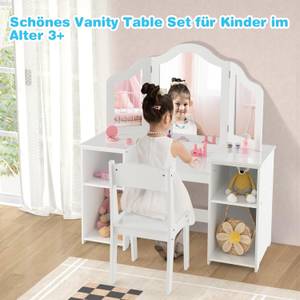 Kinder Schminktisch-Set Weiß