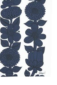 Torchon Aster Bleu - Textile - 50 x 1 x 70 cm