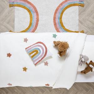 Kinderbettwäsche-Set STAR Weiß - Naturfaser - 140 x 1 x 200 cm