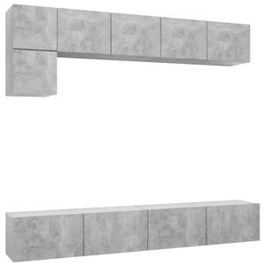 TV-Schrank 5er Set D791 Grau - Holzwerkstoff - 30 x 30 x 60 cm