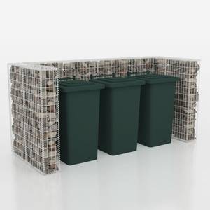 Gabion 293949 Argenté - Métal - 100 x 120 x 250 cm