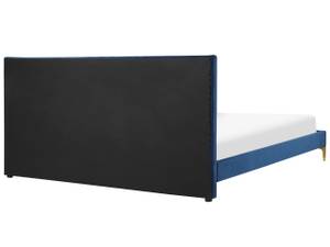 Lit double LIMOUX Bleu - Bleu marine - 187 x 96 cm