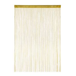 5 x Fadenvorhang Glitzer gold 145x245 cm Breite: 145 cm