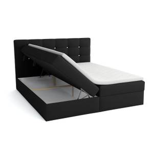 Boxspringbett Doppelbett Elegante Braun - Breite: 140 cm