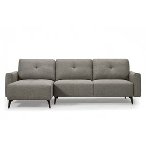 Canapé d'angle gauche gris - SMART Gris - Textile - 270 x 88 x 162 cm
