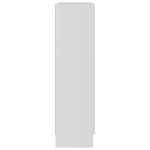 Vitrinenschrank 3005130-1 Weiß - Höhe: 115 cm