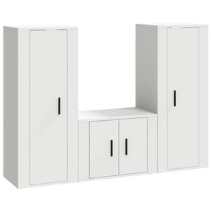 TV-Schrank 3er Set D298 Weiß