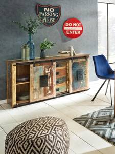 Sideboard JUPITER Braun - Massivholz - 150 x 81 x 38 cm