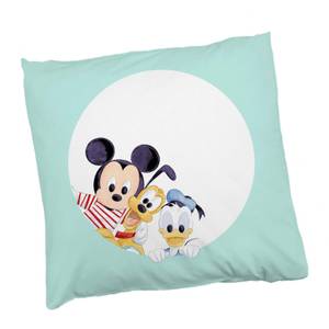 Bettwäsche Disney's Mickey Mouse Türkis - Weiß - Textil - 135 x 200 x 1 cm